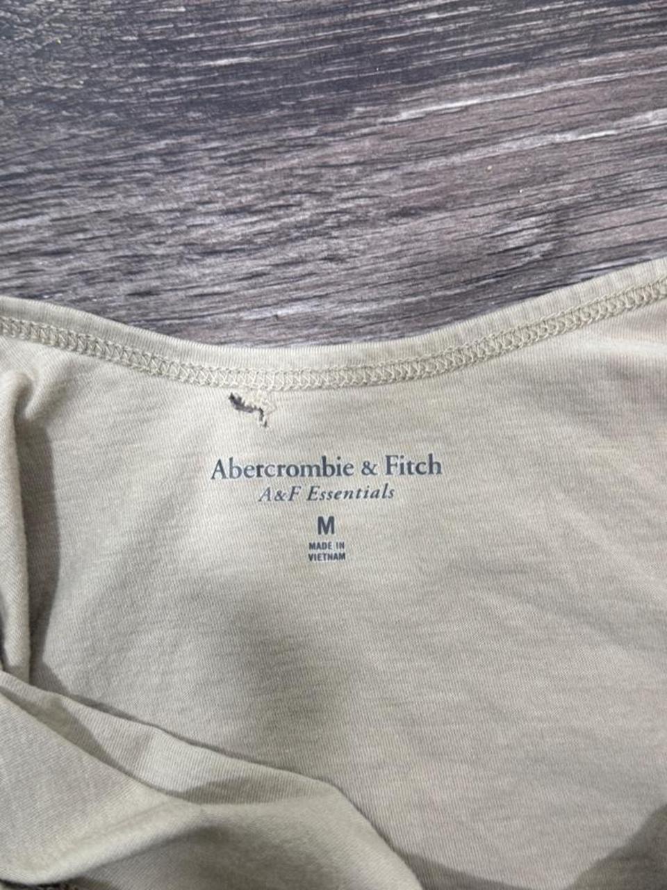 Y2K Abercrombie & Fitch Beige tank top – Women's Used Clothing
