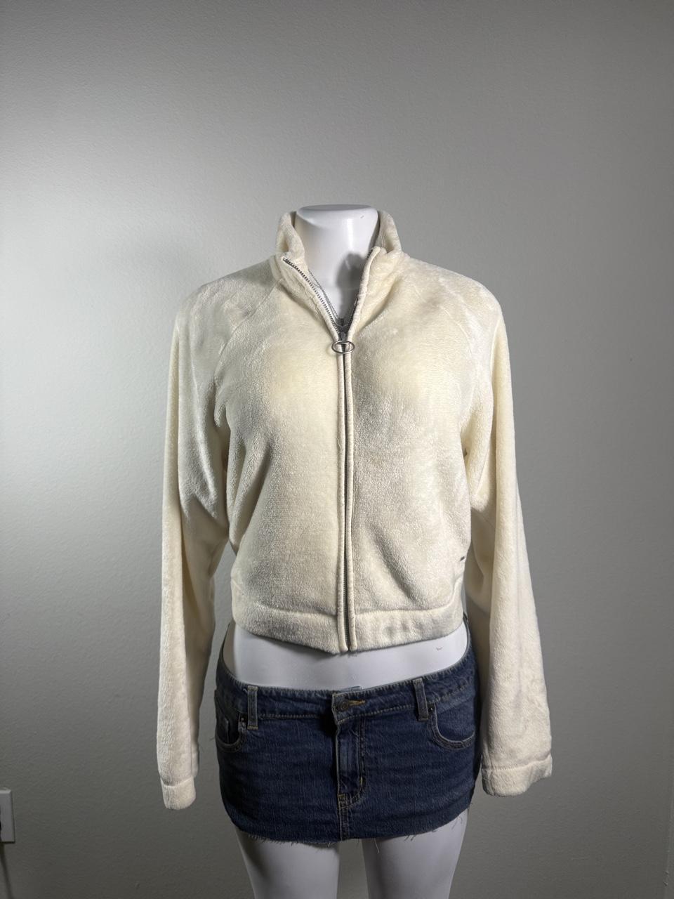 Y2K Hollister Co. Cream jacket – Women's Used Clothing
