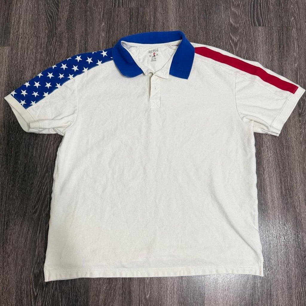 Y2K Redhead Clothing White polo – Women's Used Clothing