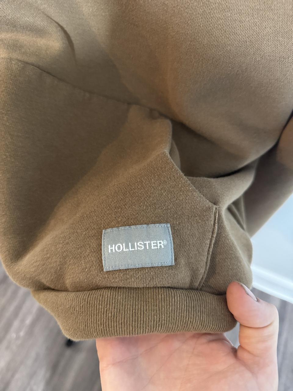 Y2K Hollister Co. Tan and Brown hoodie – Women's Used Clothing