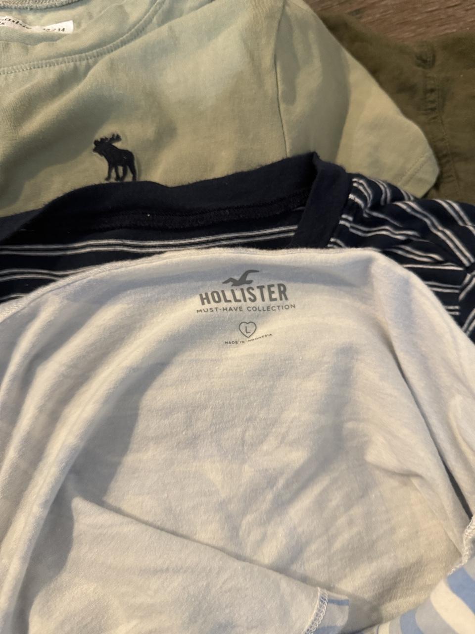 Y2K Hollister Co. Blue crop top – Women's Used Clothing