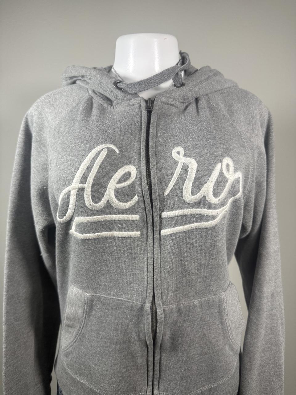 Y2K Aéropostale Grey hoodie – Women's Used Clothing