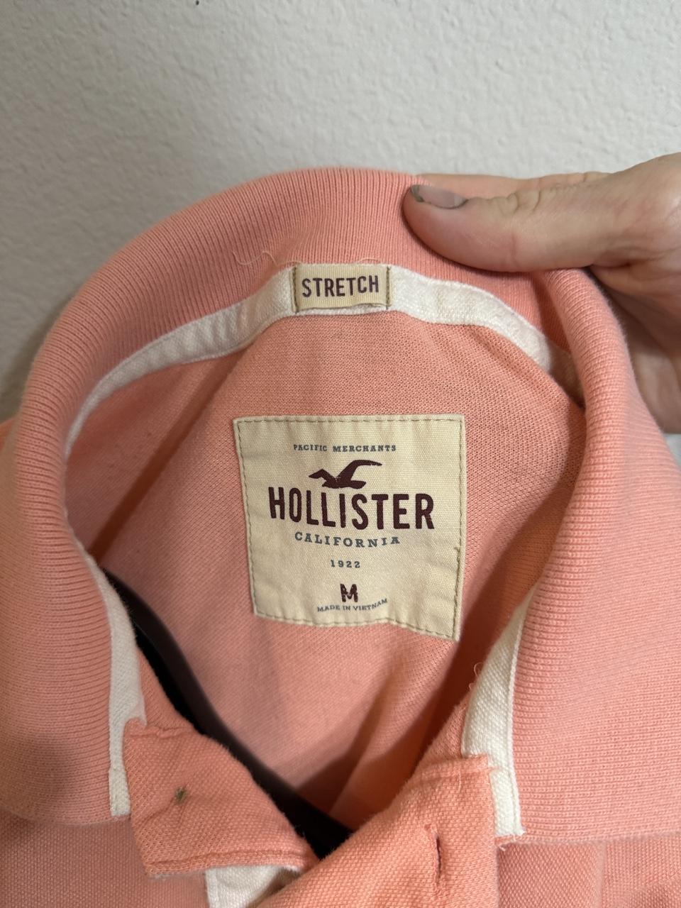 Y2K Hollister Co. Pink and Orange polo – Women's Used Clothing