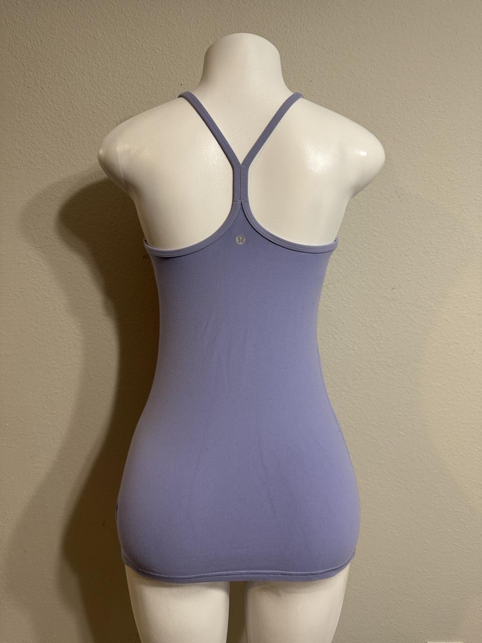 Y2K Lululemon Athletica Purple and Blue tank top – Women's Used Clothing