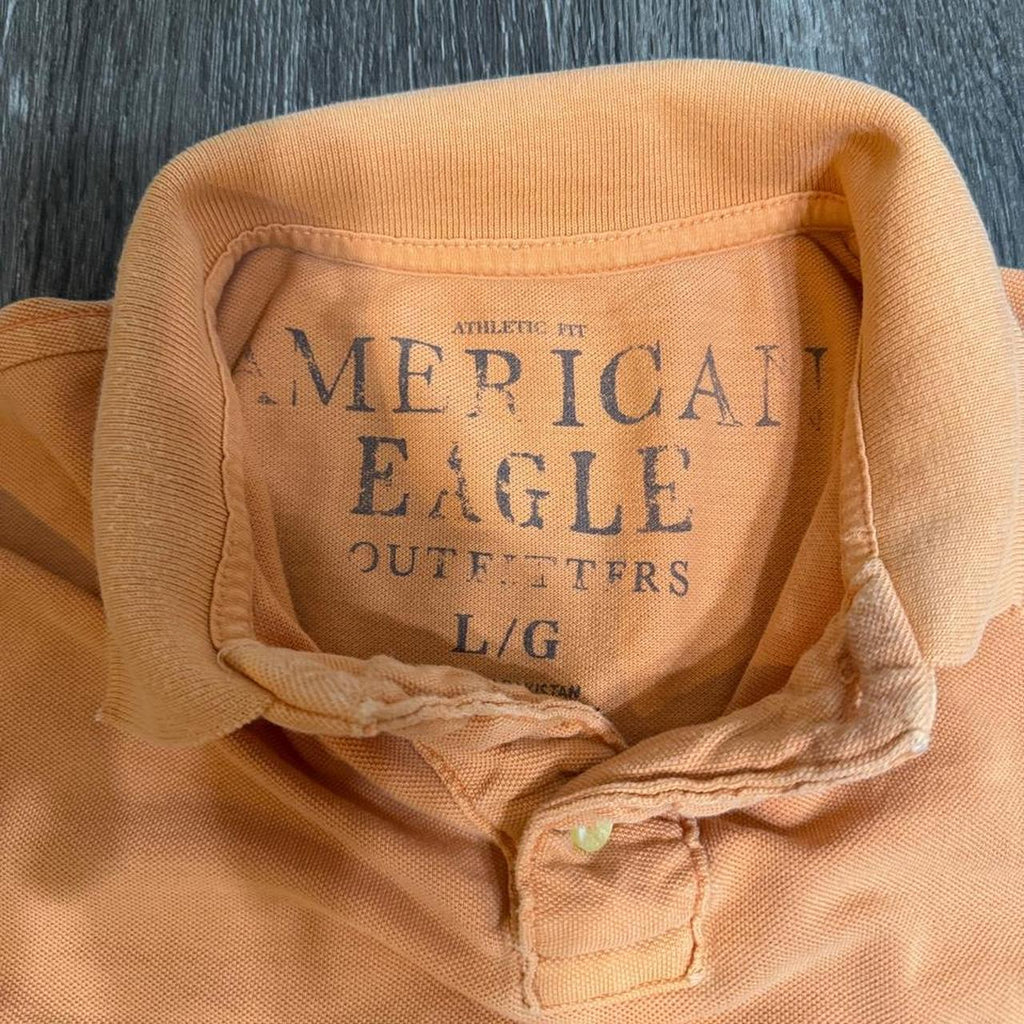 Vintage American Eagle Orange Polo – Women's Used Clothing