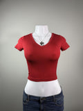 Y2K Hollister Co. Red crop top – Women's Used Clothing