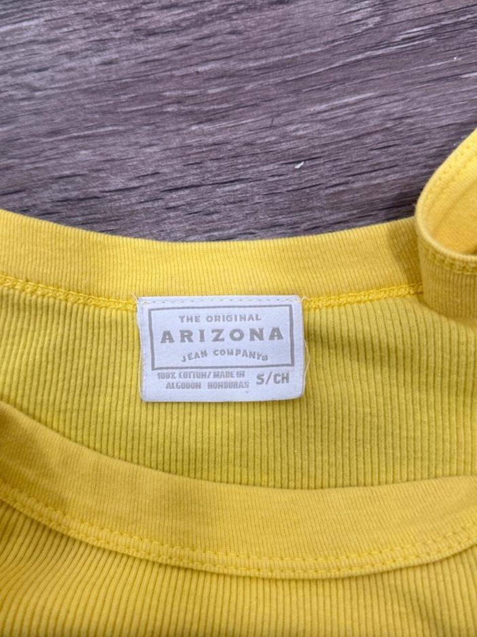Vintage Arizona Yellow tank top – Women's Used Clothing