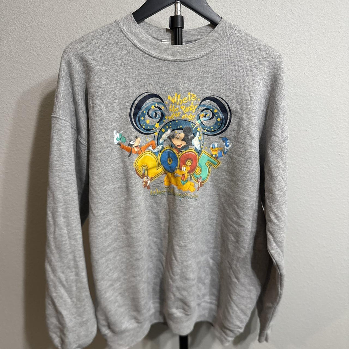 Vintage Disney Grey hoodie – Women's Used Clothing