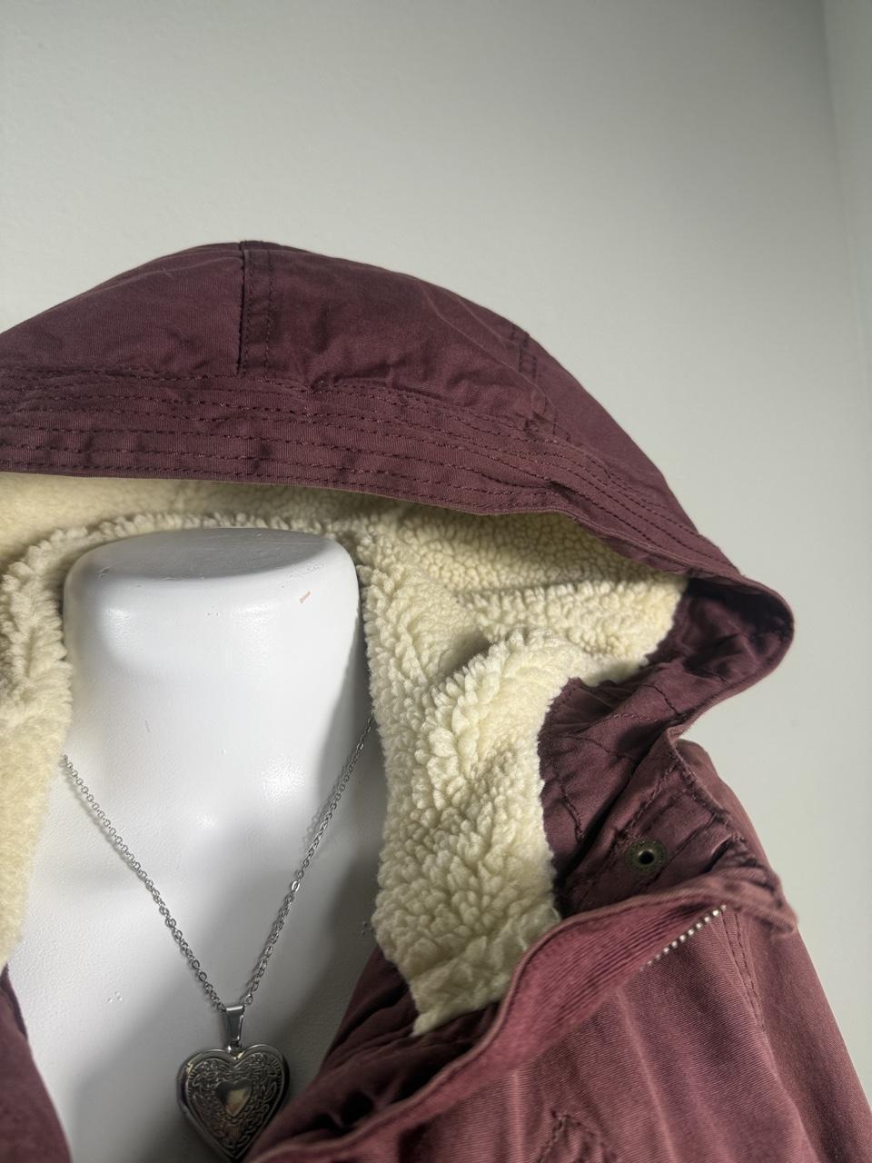 Y2K American Eagle Burgundy Jacket – Women's Used Clothing