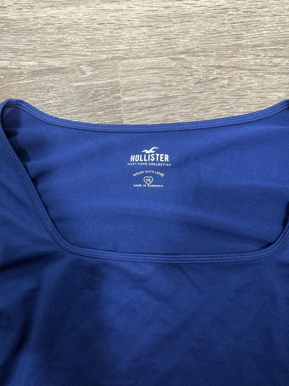 Y2K Hollister Co. Blue crop top – Women's Used Clothing