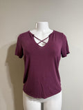 Y2K American Eagle Purple crop top – Women's Used Clothing