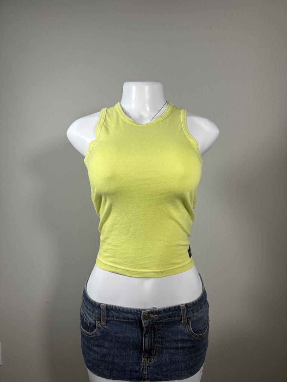 Y2K Abercrombie & Fitch Yellow tank top – Women's Used Clothing