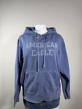 Y2K American Eagle Blue Hoodie – Women's Used Clothing