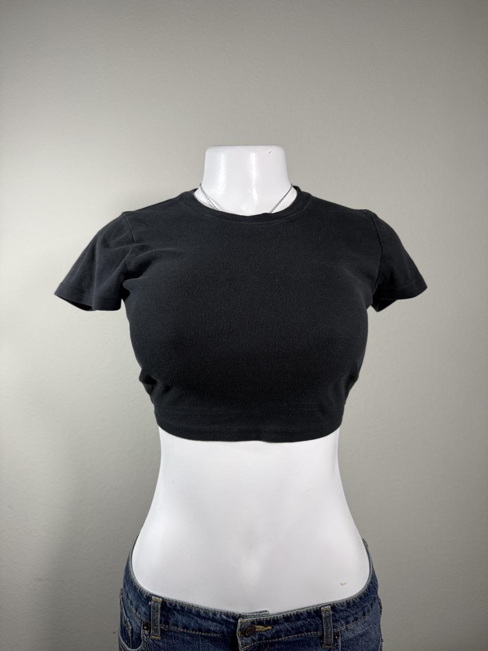 Y2K Hollister Co. Black crop top – Women's Used Clothing