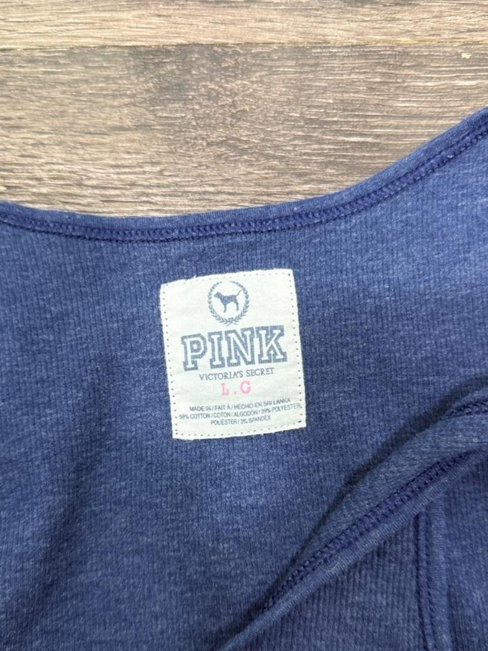 Vintage Victoria's Secret Blue tank top – Women's Used Clothing