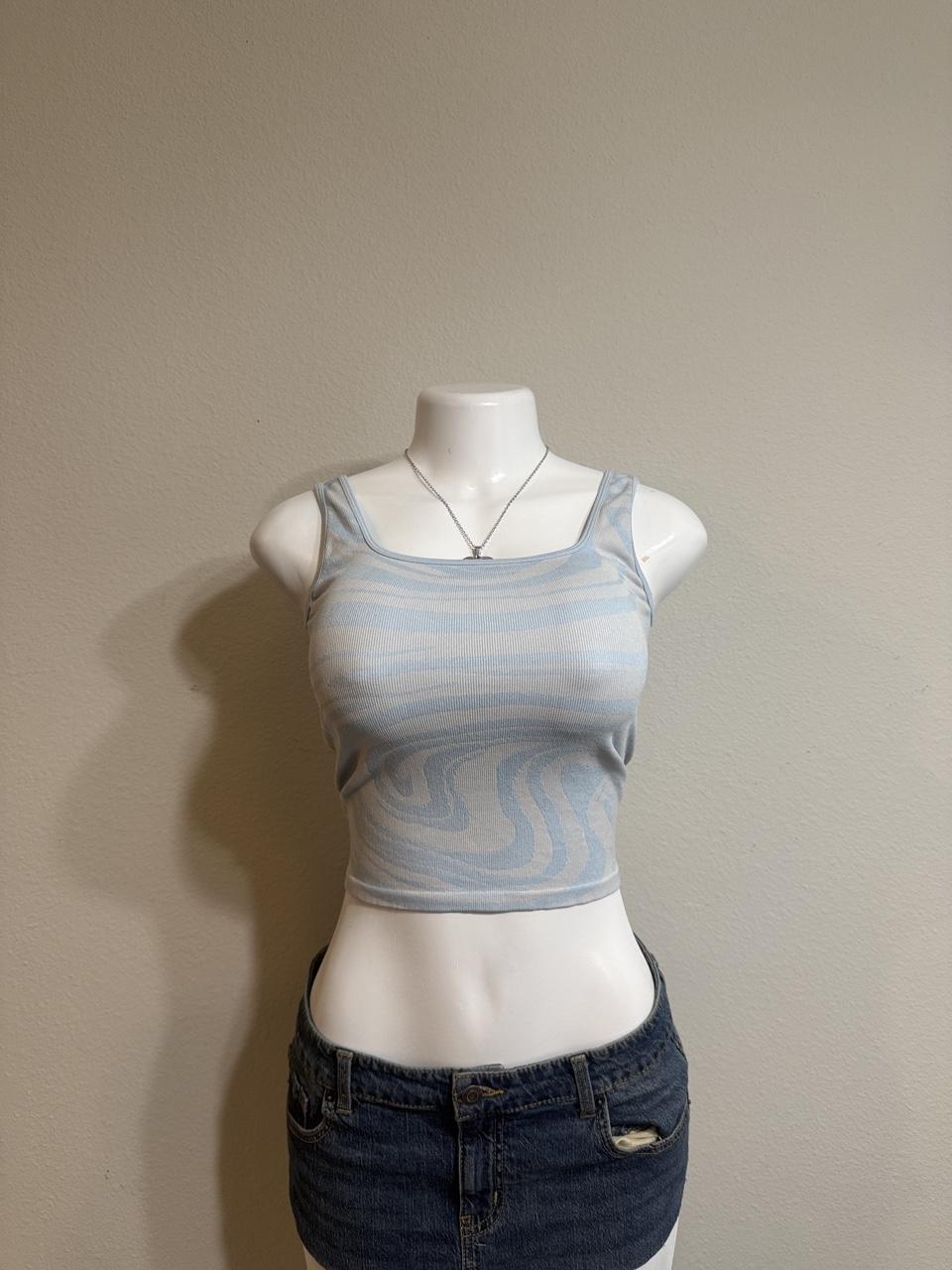Y2K Hollister Co. Blue tank top – Women's Used Clothing