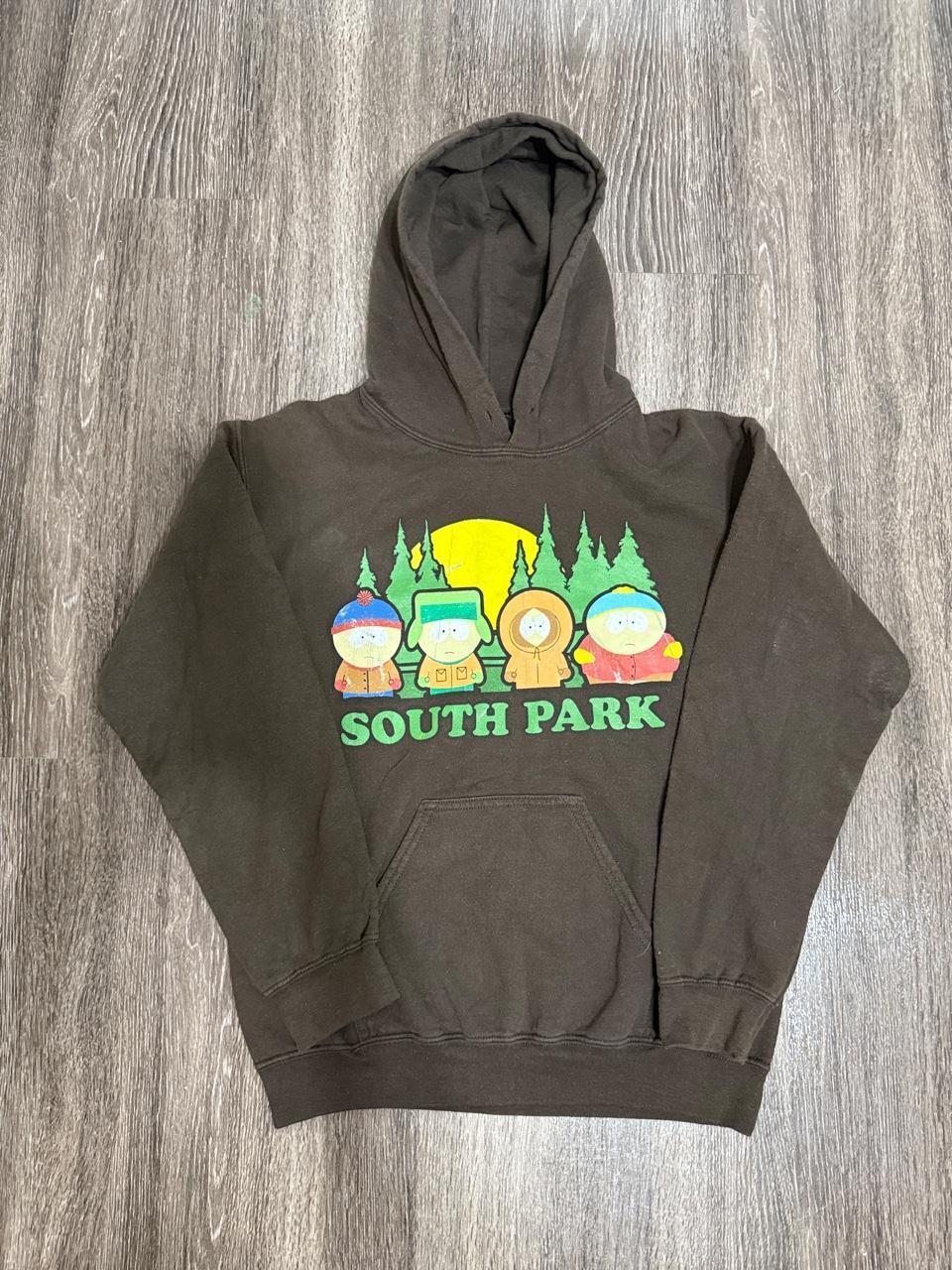 Y2K South Park Brown and Black hoodie – Women's Used Clothing