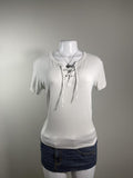 Y2K American Eagle White Top – Women's Used Clothing