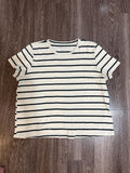 Y2K American Eagle White and Cream tee – Women's Used Clothing