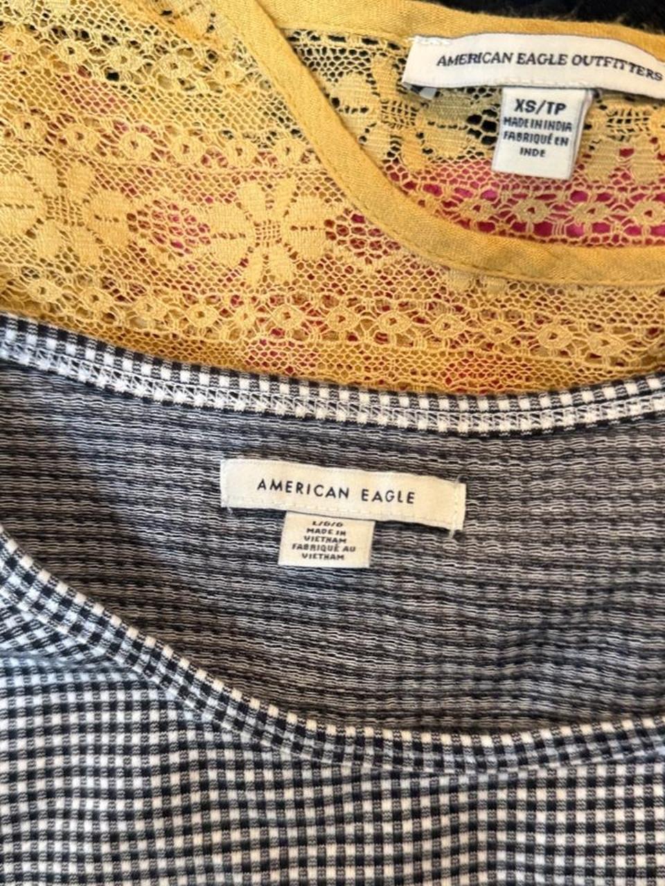 Y2K American Eagle baby tee – Women's Used Clothing