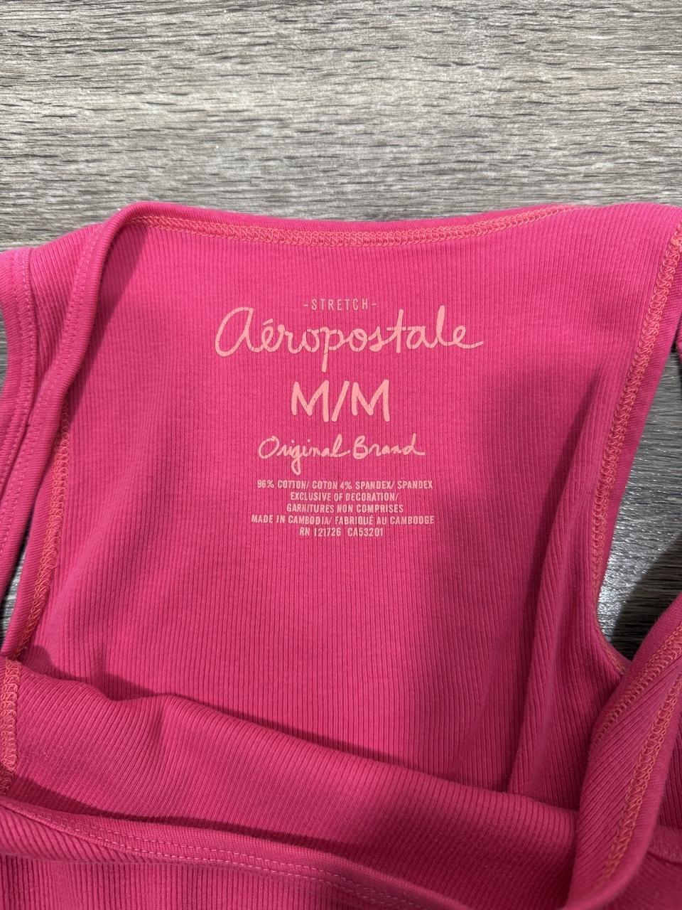 Vintage Aéropostale Pink tank top – Women's Used Clothing