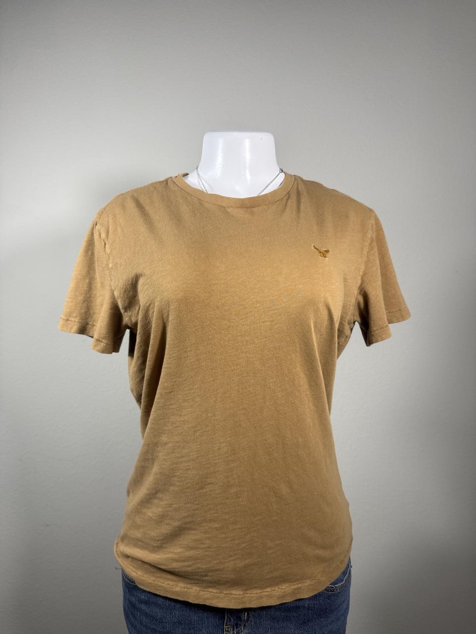 Y2K American Eagle Tan tee – Women's Used Clothing