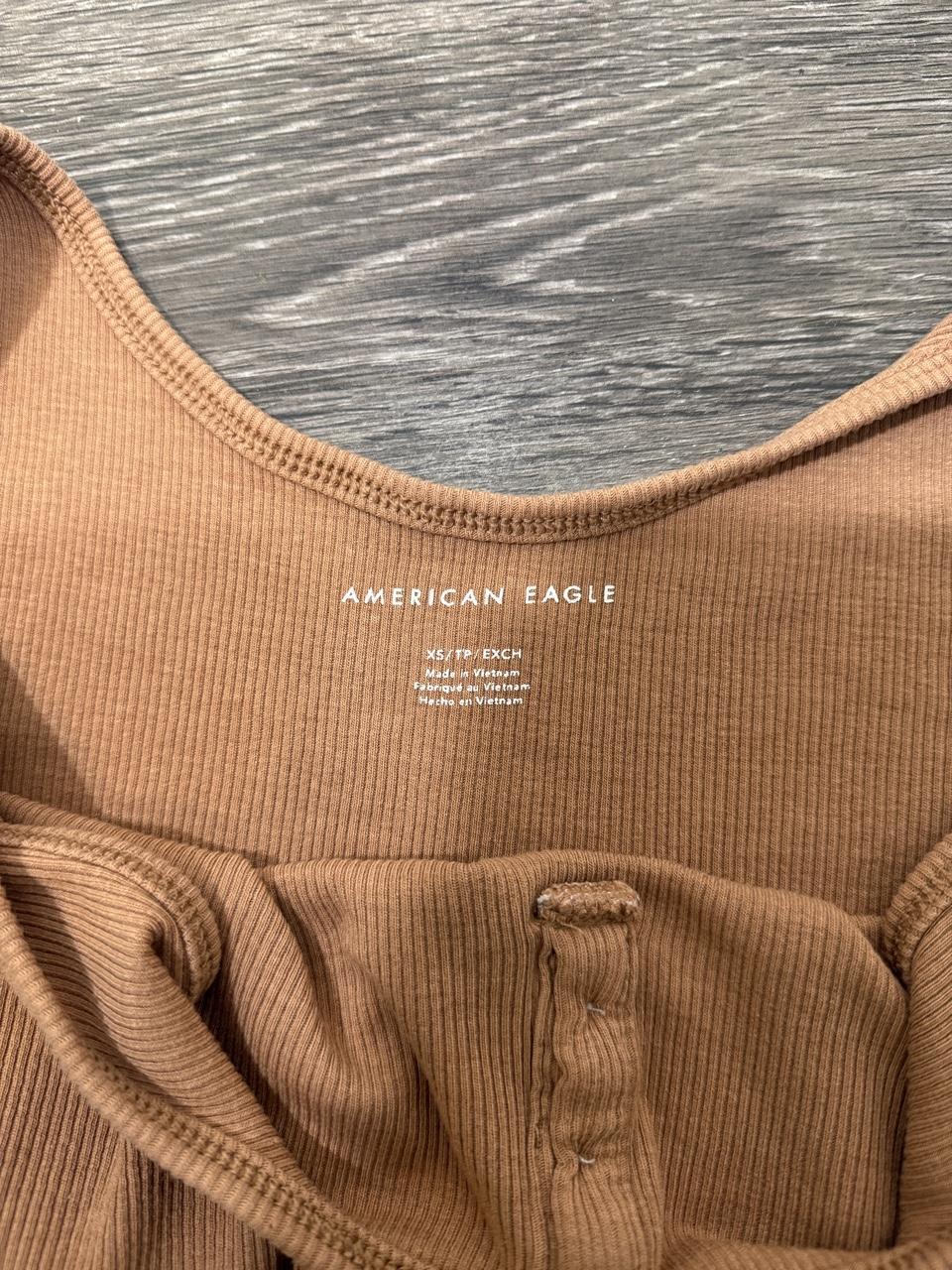 Y2K American Eagle Brown tank top – Women's Used Clothing