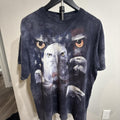 Y2K Navy and Blue tee – Women's Used Clothing