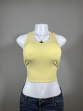 Y2K American Eagle Yellow tank top – Women's Used Clothing