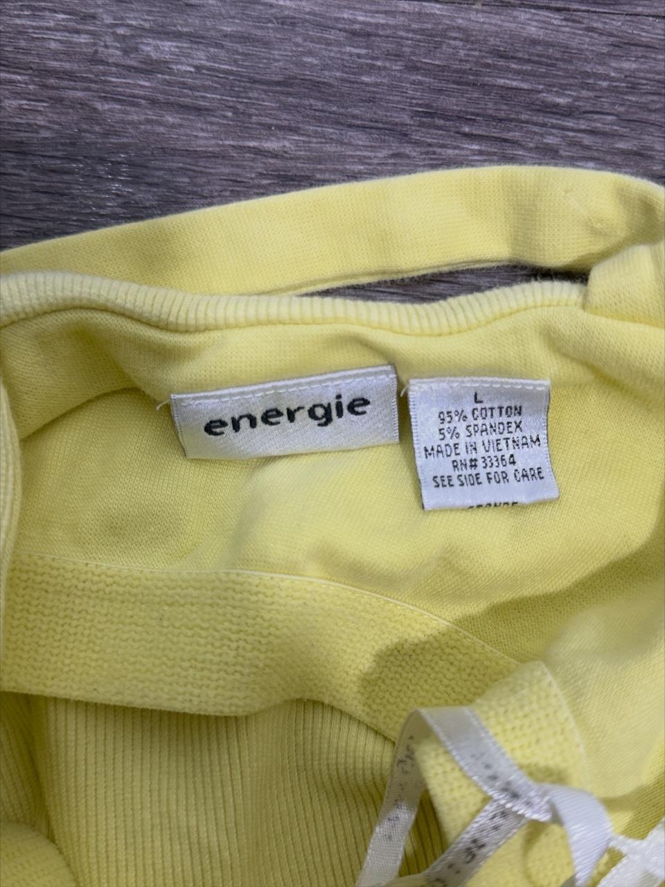 Y2K ENERGIE Yellow tank top – Women's Used Clothing