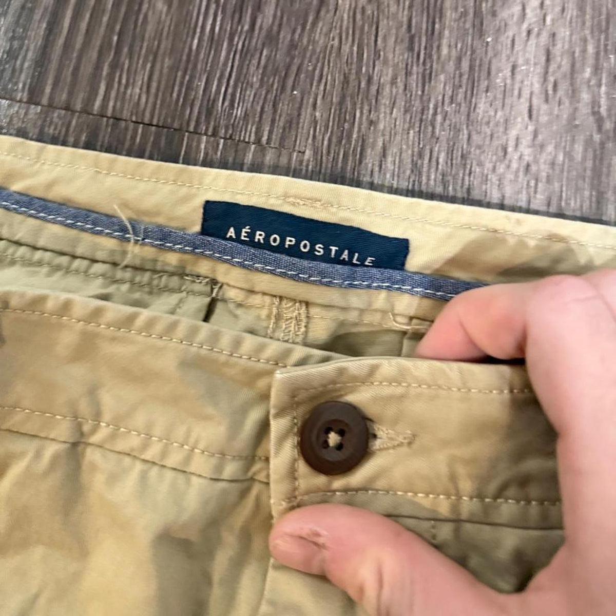 Y2K Aéropostale Tan and Cream trousers – Women's Used Clothing