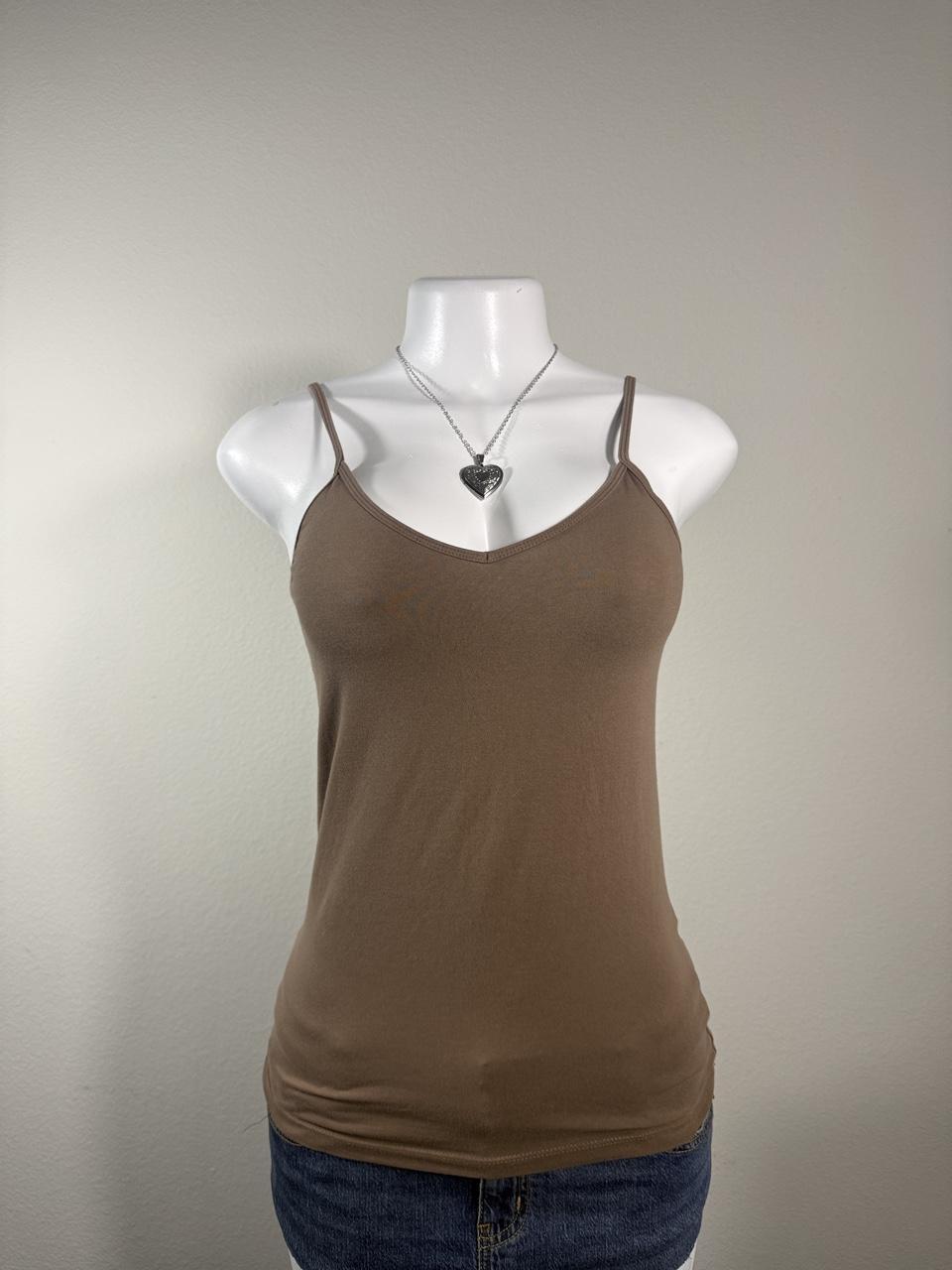 Y2K FOREVER 21 Brown tank top – Women's Used Clothing