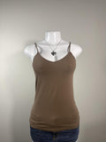 Y2K FOREVER 21 Brown tank top – Women's Used Clothing