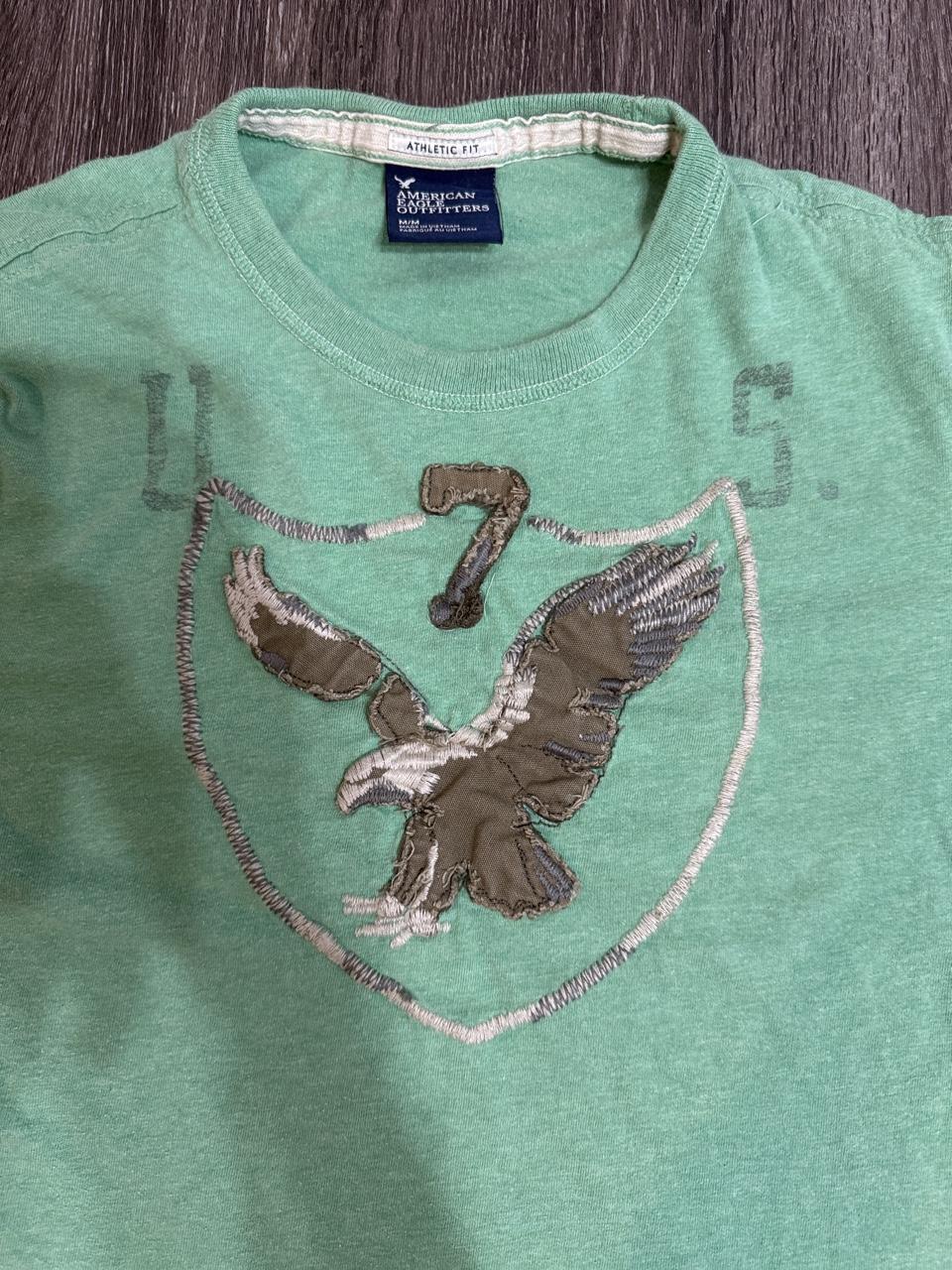 Y2K American Eagle Green tee – Women's Used Clothing