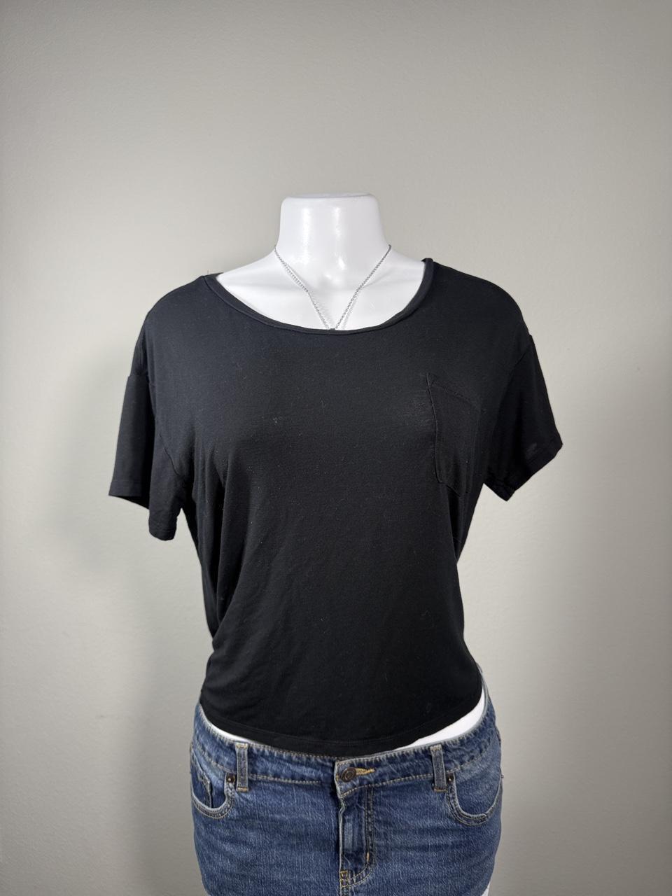 Y2K American Eagle Black tee – Women's Used Clothing