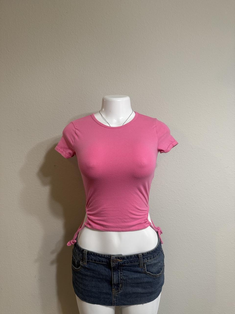 Y2K Hollister Co. Pink baby tee – Women's Used Clothing