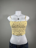 Y2K Fairycore Forever 21+ Yellow tank top – Women's Used Clothing