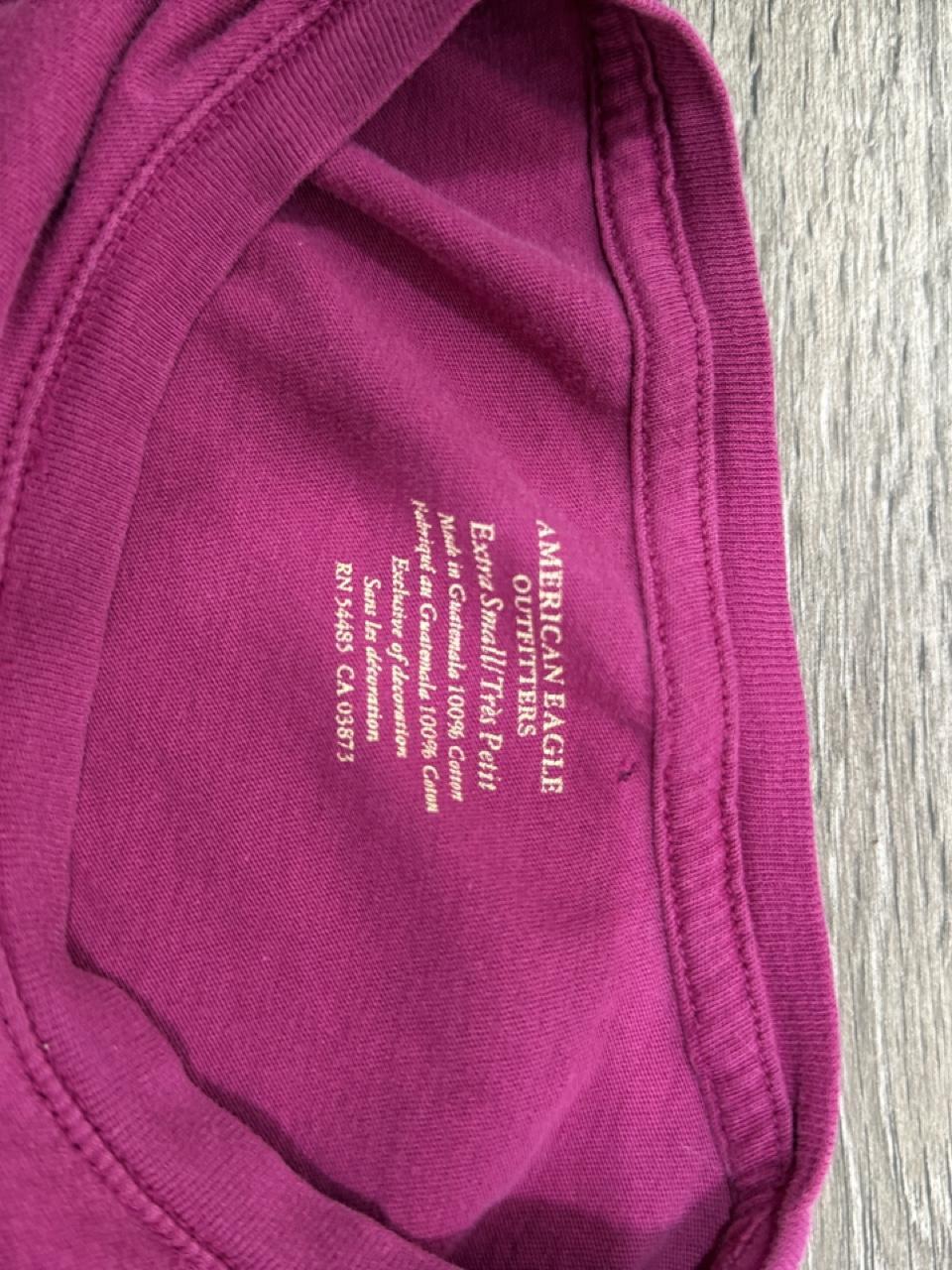 Y2K American Eagle Pink Baby Tee – Women's Used Clothing