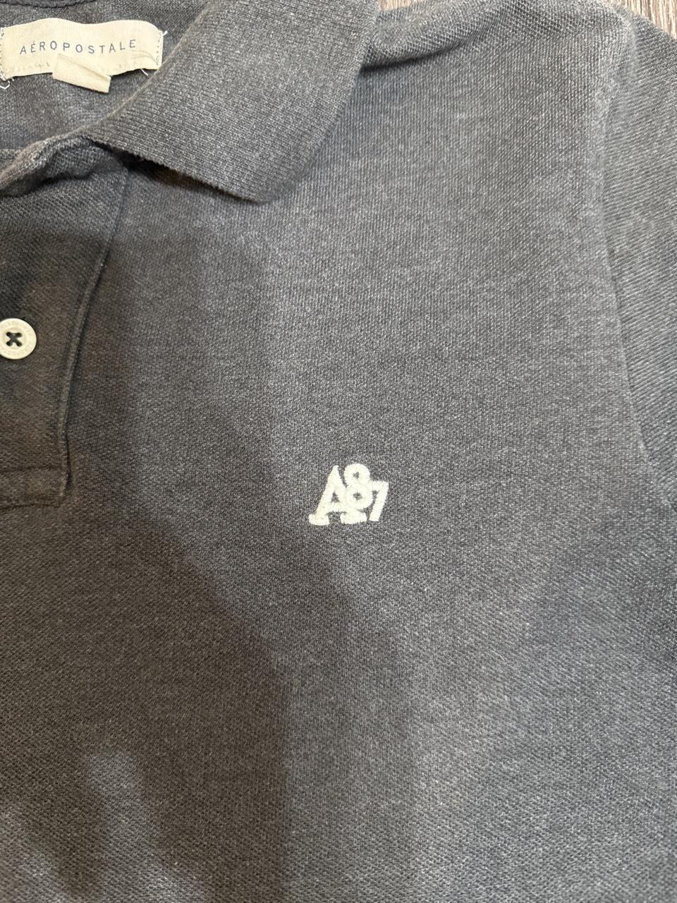 Y2K Aéropostale Grey polo – Women's Used Clothing
