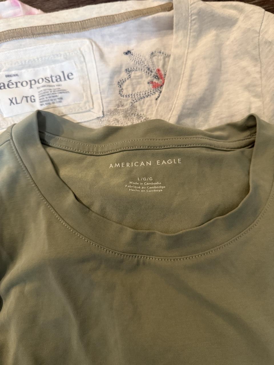Y2K American Eagle Green tee – Women's Used Clothing