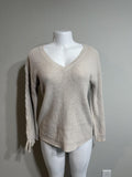 Y2K American Eagle Cream and Tan jumper – Women's Used Clothing