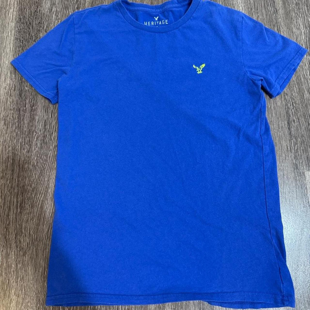 Y2K Abercrombie & Fitch Blue tee – Women's Used Clothing