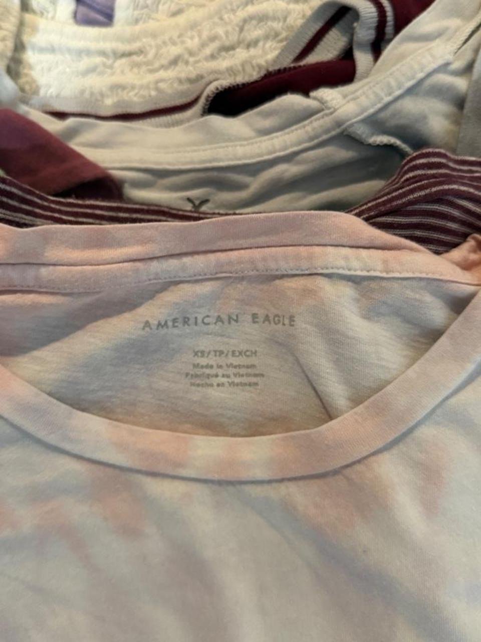 Y2K American Eagle Pink crop top – Women's Used Clothing