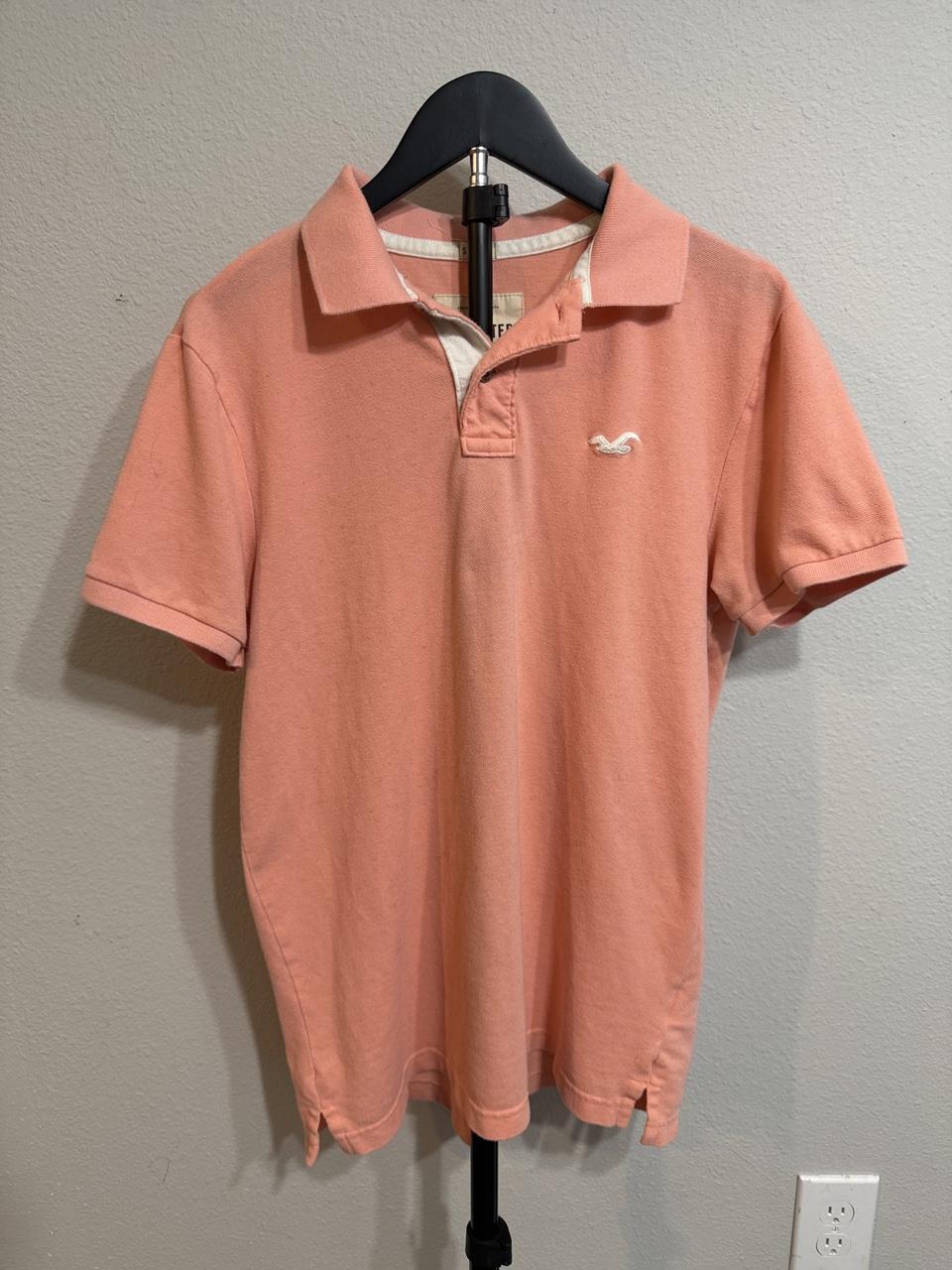 Y2K Hollister Co. Pink and Orange polo – Women's Used Clothing
