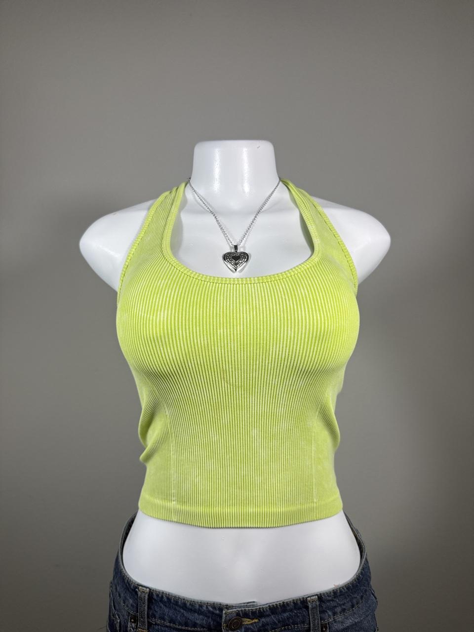 Y2K American Eagle Green tank top – Women's Used Clothing