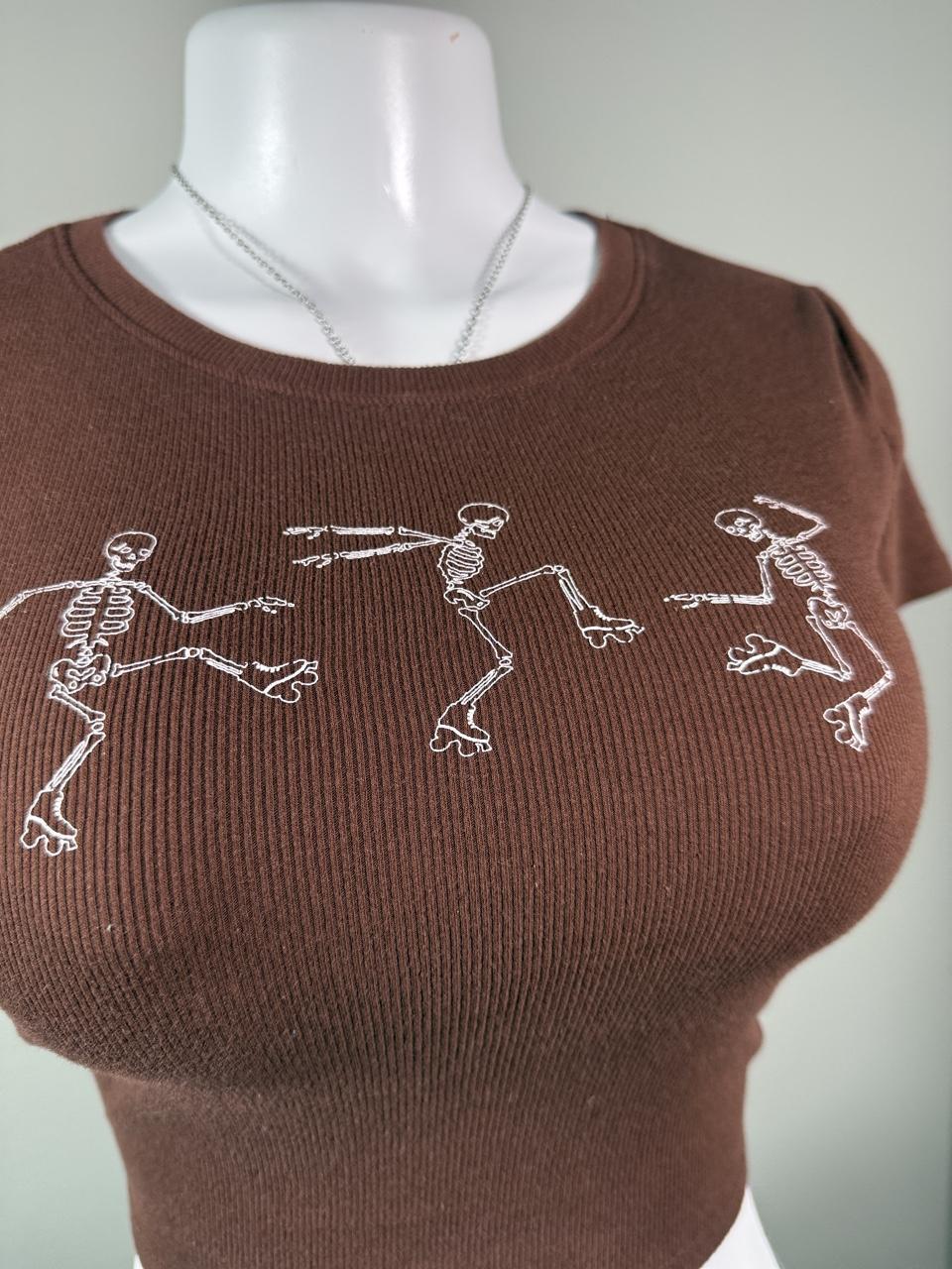 Y2K Aéropostale Brown baby tee – Women's Used Clothing