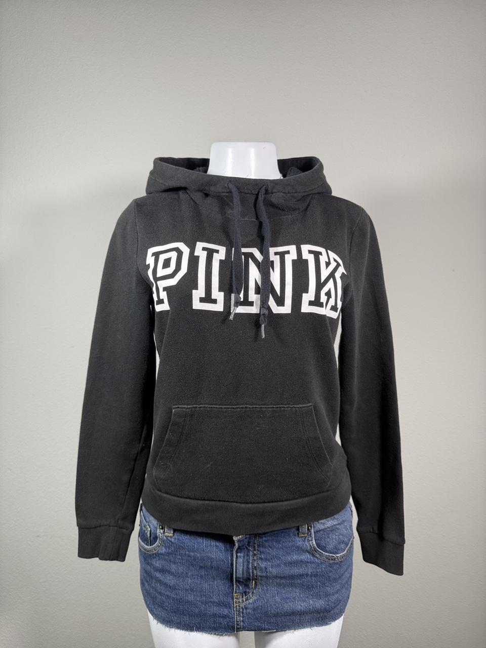 Y2K Victoria's Secret Black hoodie – Women's Used Clothing