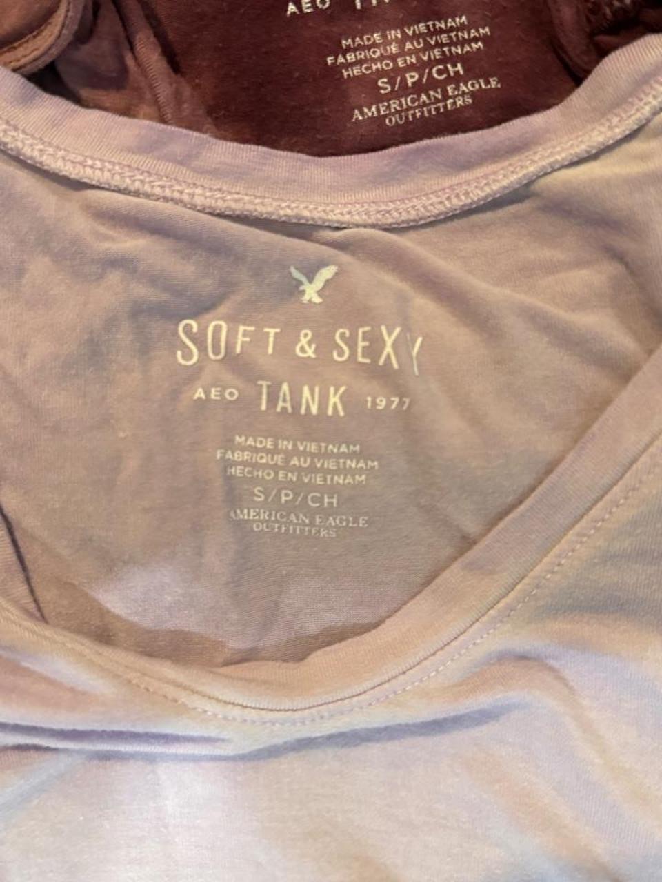 Y2K American Eagle Purple tank top – Women's Used Clothing