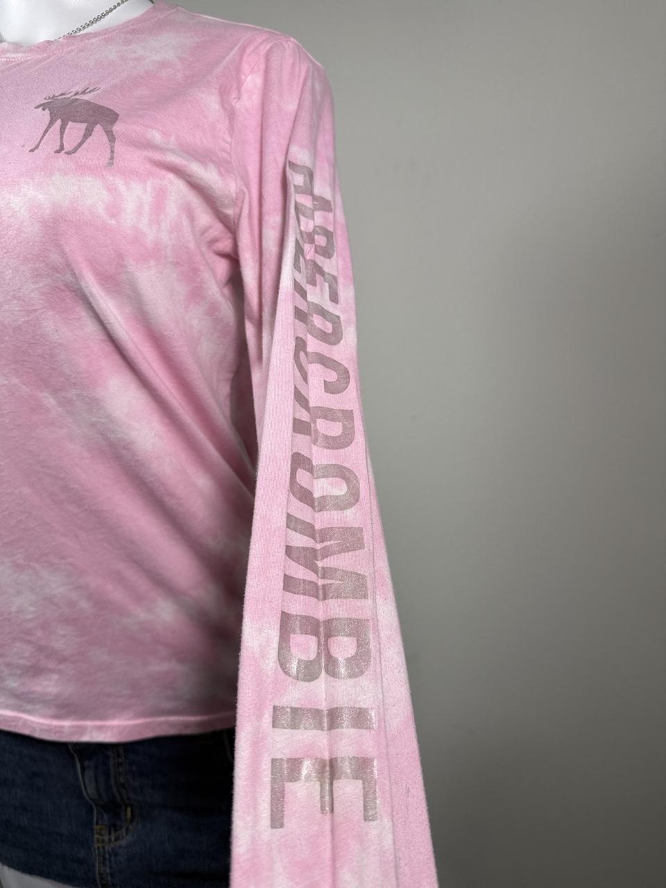 Y2K Abercrombie Kids Pink tee – Women's Used Clothing