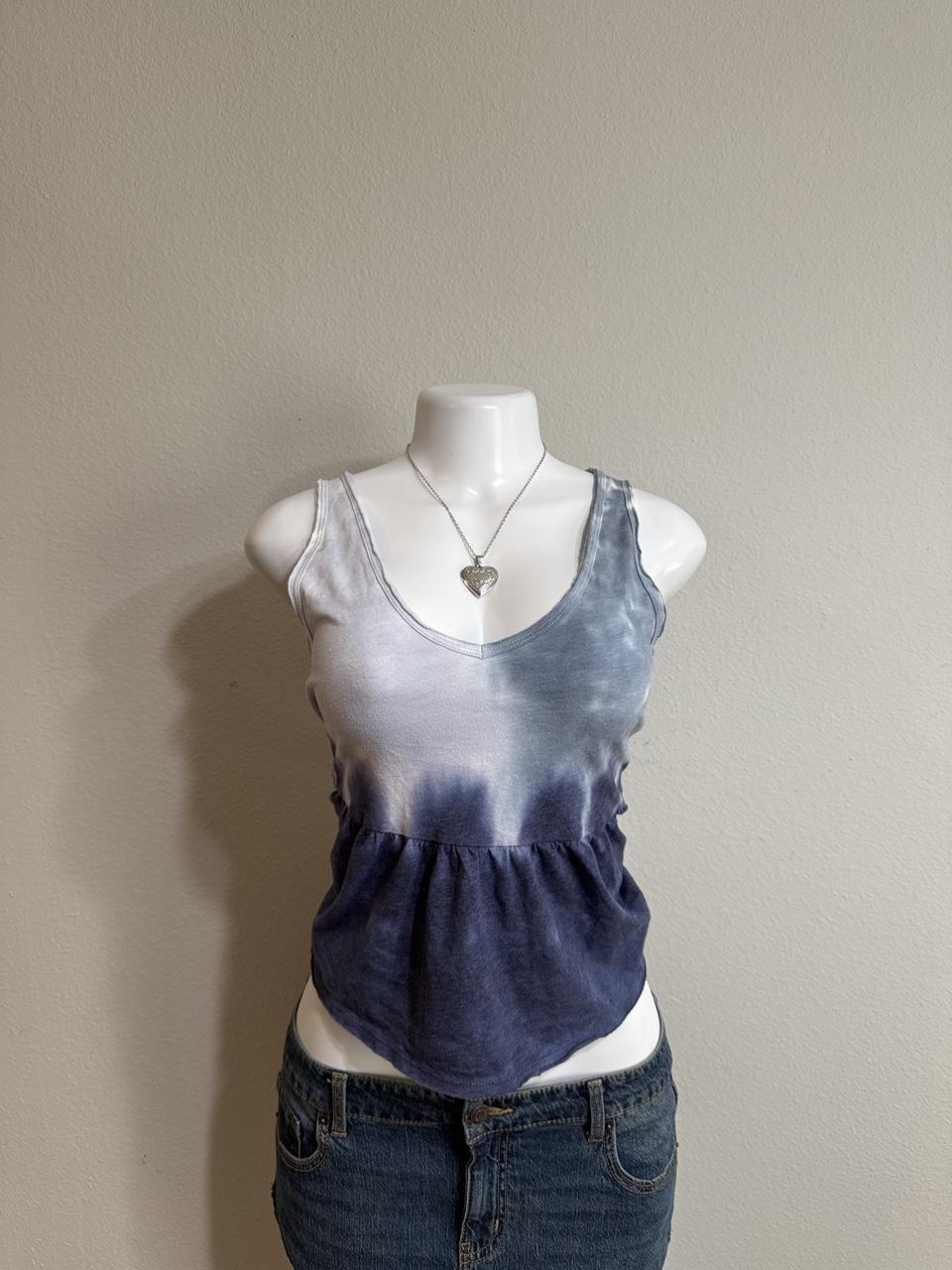 Y2K American Eagle Blue tank top – Women's Used Clothing